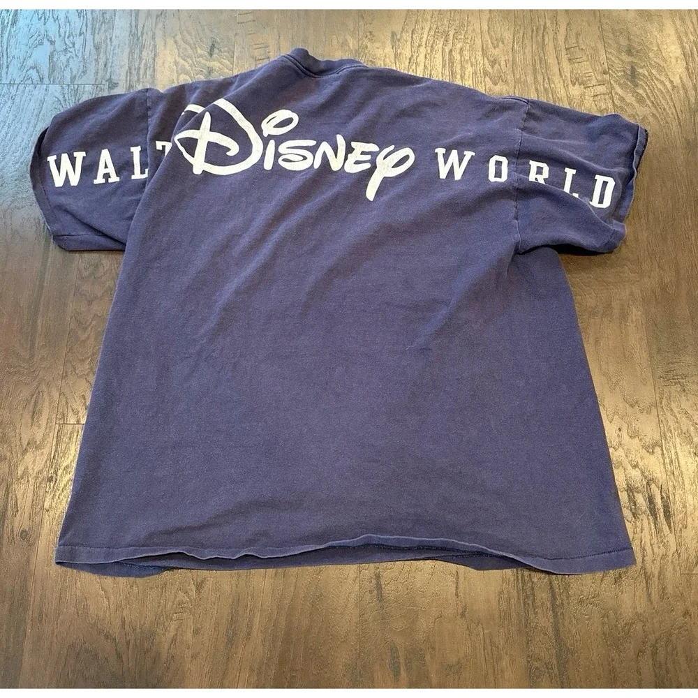 Vintage Walt Disney World Designs '95 T-Shirt Blue Mickey Mouse USA